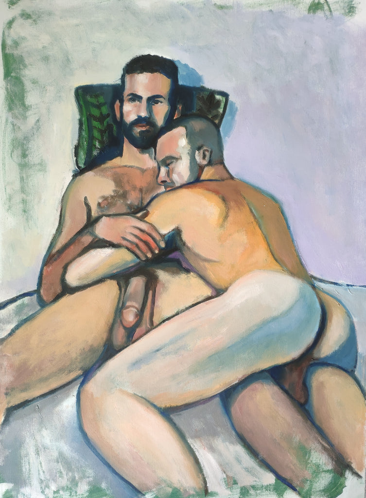 Nimrod Avigal Homo Oil Paintings 50X70 cm